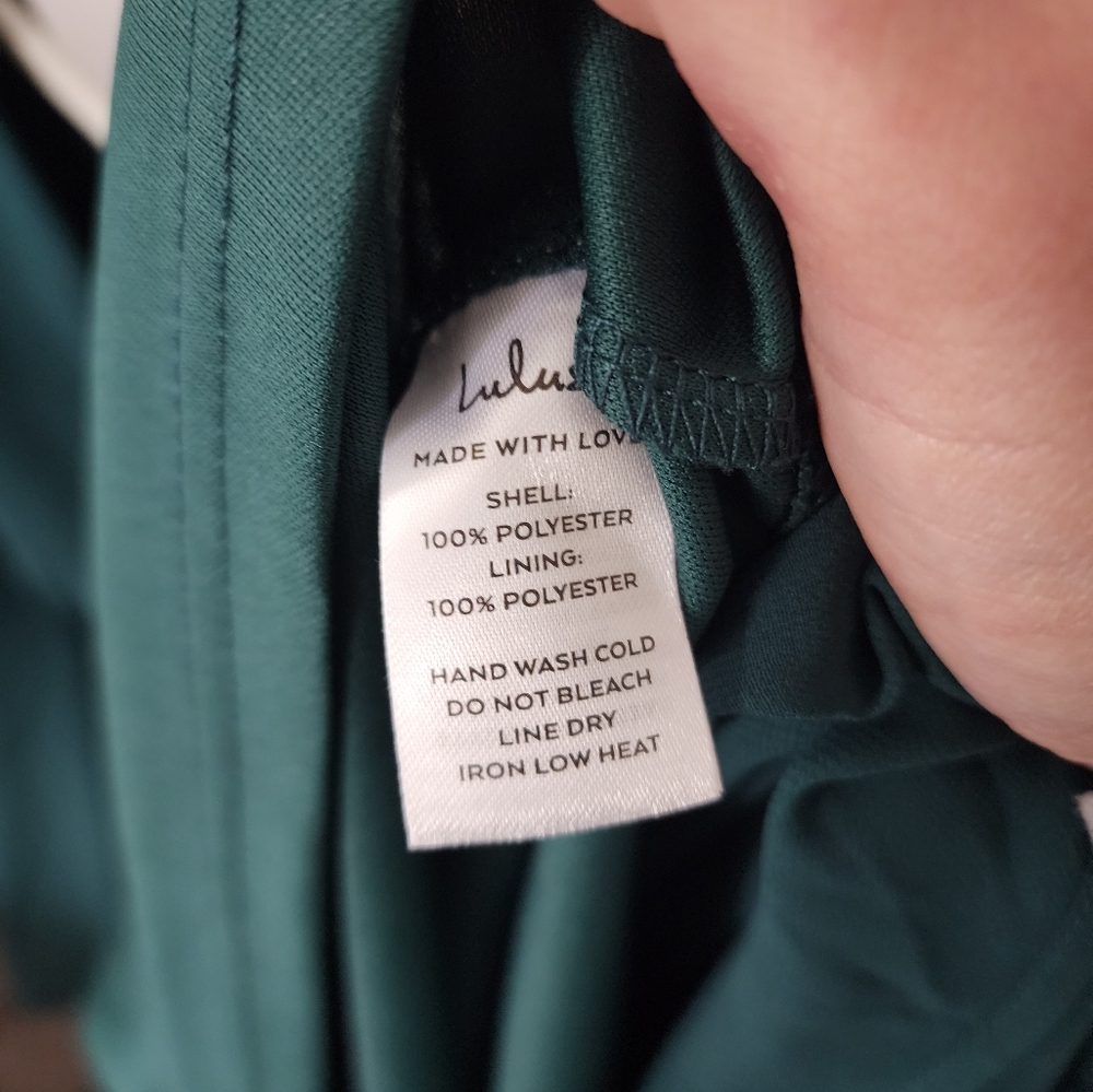 Lulu's Teal Layered Dress - Picture 5 of 6